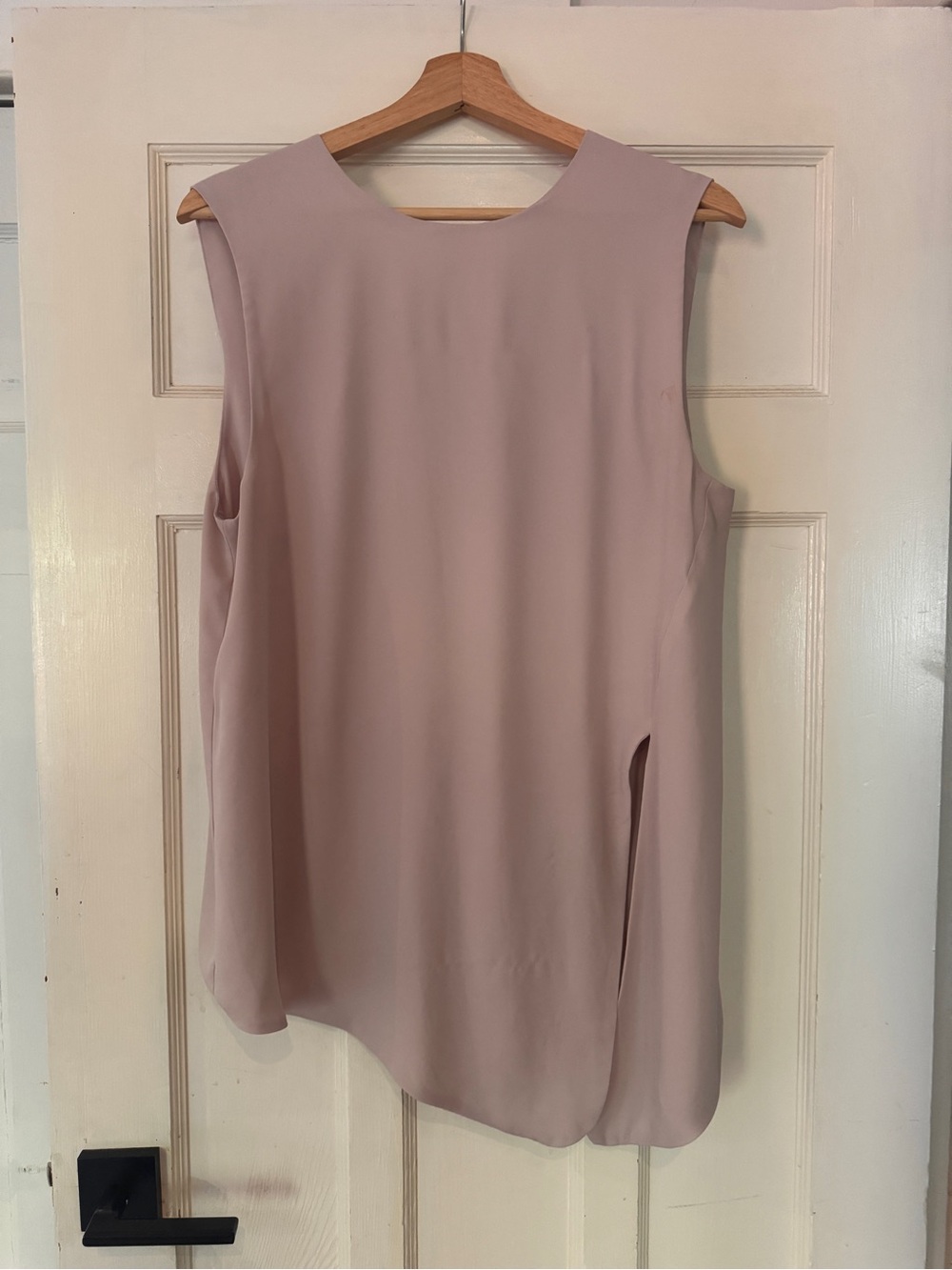Babaton Blush Satin Shell Top